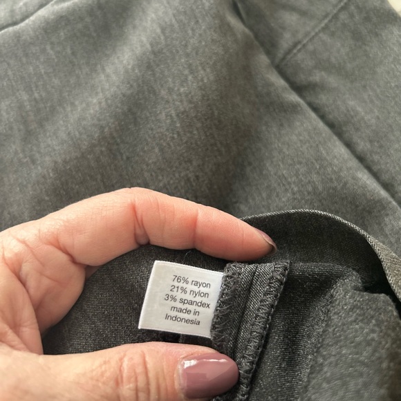 Lane Bryant Charcoal Cropped Women's Pants - Picture 10 of 13